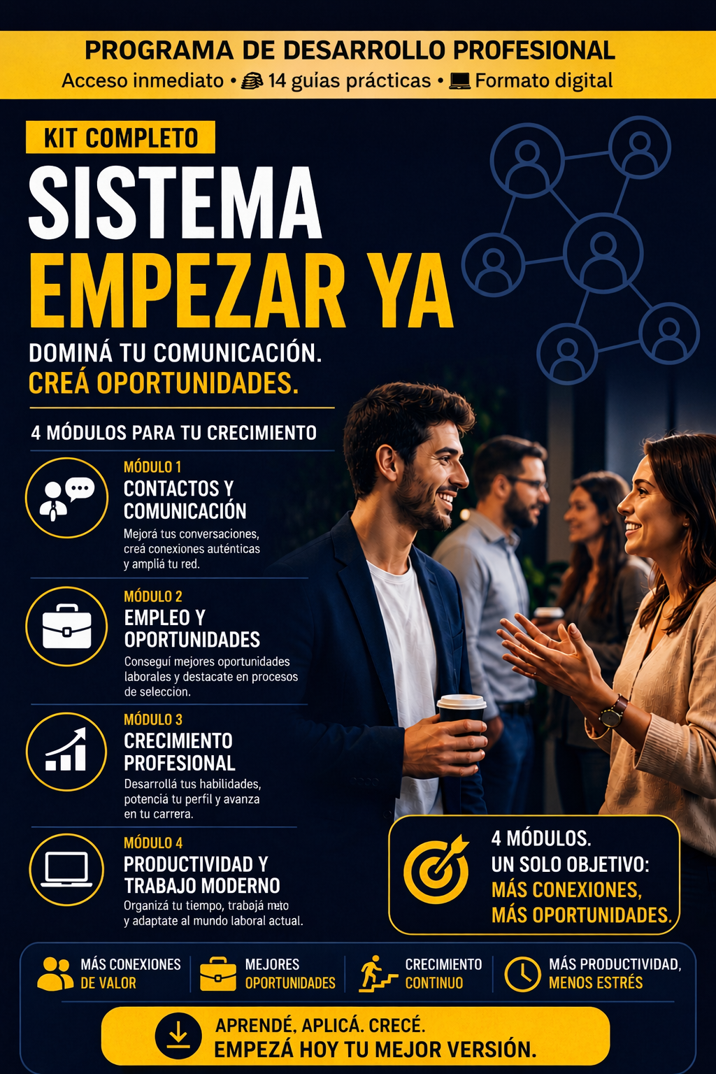 KIT 14 LIBROS DIGITALES EMPEZAR YA: DOMINÁ TU COMUNICACIÓN Y CREÁ OPORTUNIDADES 🚀